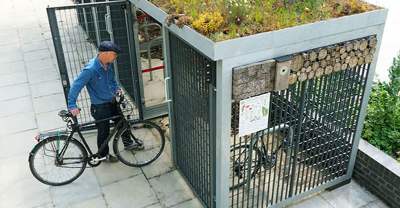 Indicative image of cycle storage